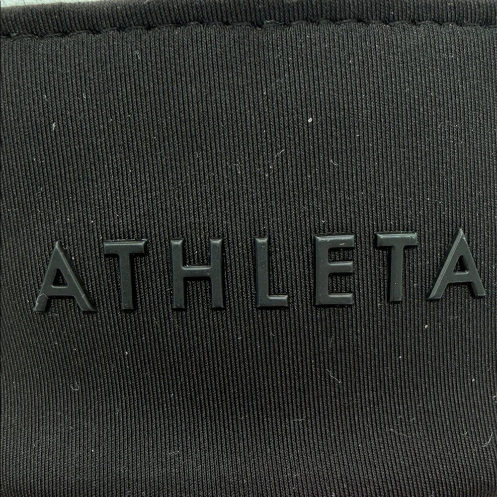 Athleta Black and Iridescent Reflective Visor - Picture 2 of 6